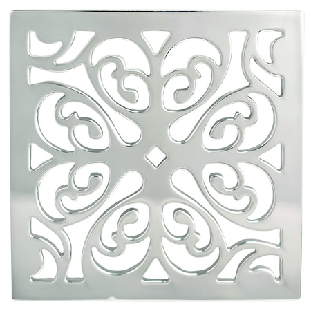 Newport Brass 4" Square Shower Drain in French Gold (Pvd) 233-405-24A